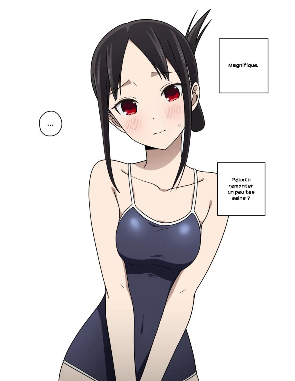 [Coro Fae] Shinomiya Kaguya's Swimsuit Photo Shoot - Part 1 & 2 [French] [Zer0] - Page 9