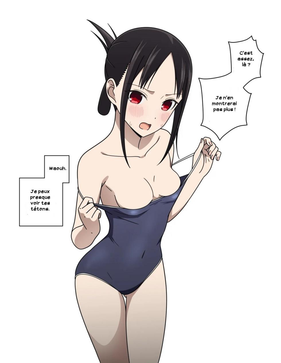 [Coro Fae] Shinomiya Kaguya's Swimsuit Photo Shoot - Part 1 & 2 [French] [Zer0] - Page 20