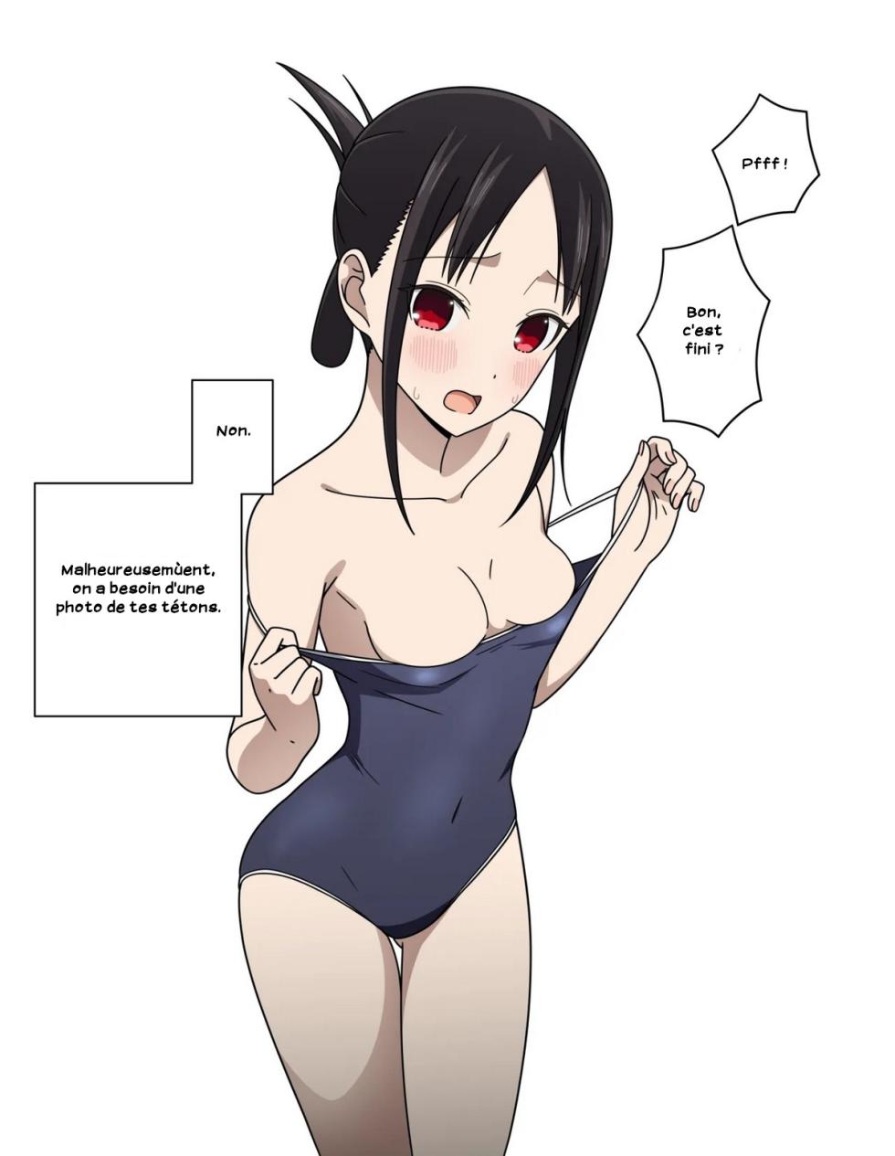 [Coro Fae] Shinomiya Kaguya's Swimsuit Photo Shoot - Part 1 & 2 [French] [Zer0] - Page 21