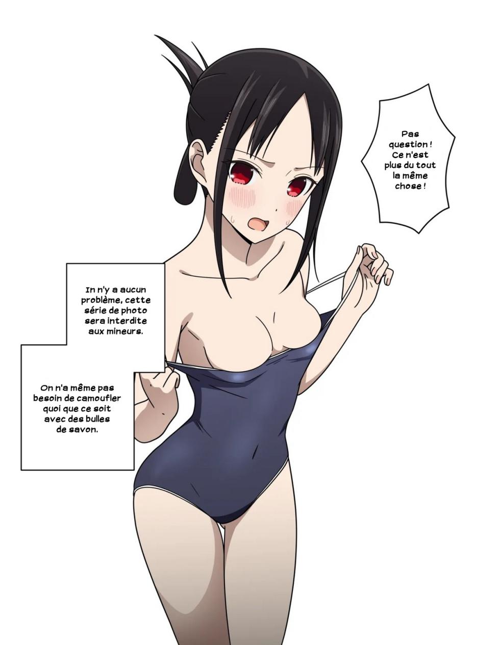 [Coro Fae] Shinomiya Kaguya's Swimsuit Photo Shoot - Part 1 & 2 [French] [Zer0] - Page 22