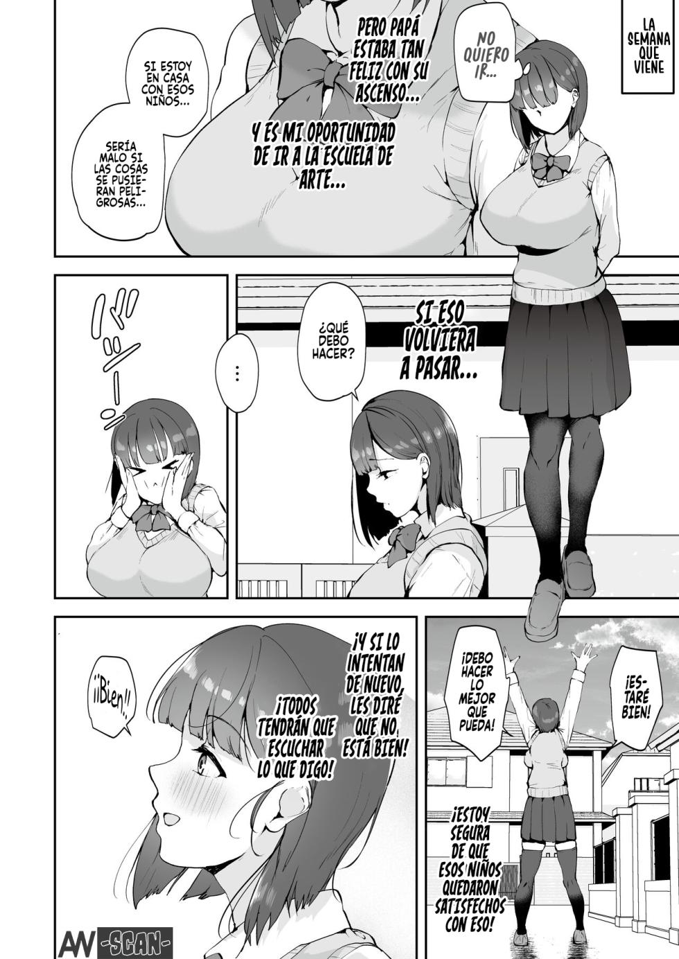 [RefRevo Comic (Muchipan)] AV Gokko ~Oya Gacha ni Atatta Kusogaki-tachi ni Yowami o Nigirare Okasareru Katei Kyoushi JK~｜Grabación AV ~Una tutora privada JK es violada por unos mocosos que se aprovechan de su debilidad~ [Spanish] [Andreww857 = -A.W. SCAN-] - Page 17