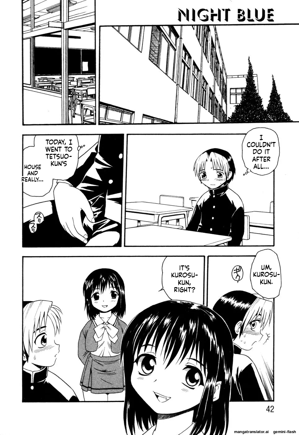 [Shinozaki Rei] NIGHT BLUE [English] - Page 38