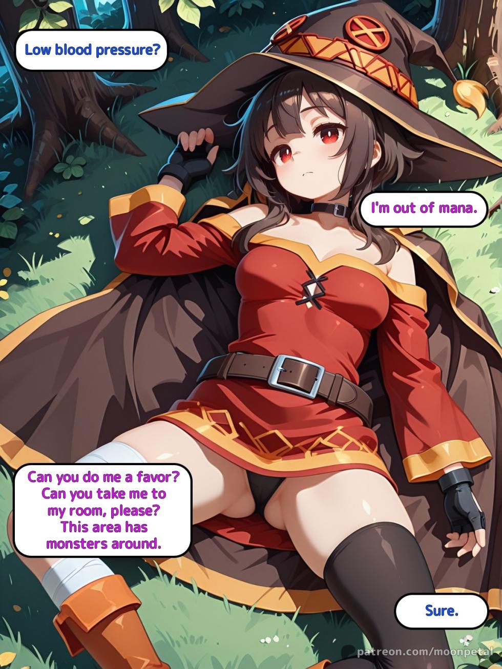 [Moon Petal] Wanna make a bet? ch. 11 - Megumin [English] [Uncensored] [Patreon] [AI Generated] - Page 7