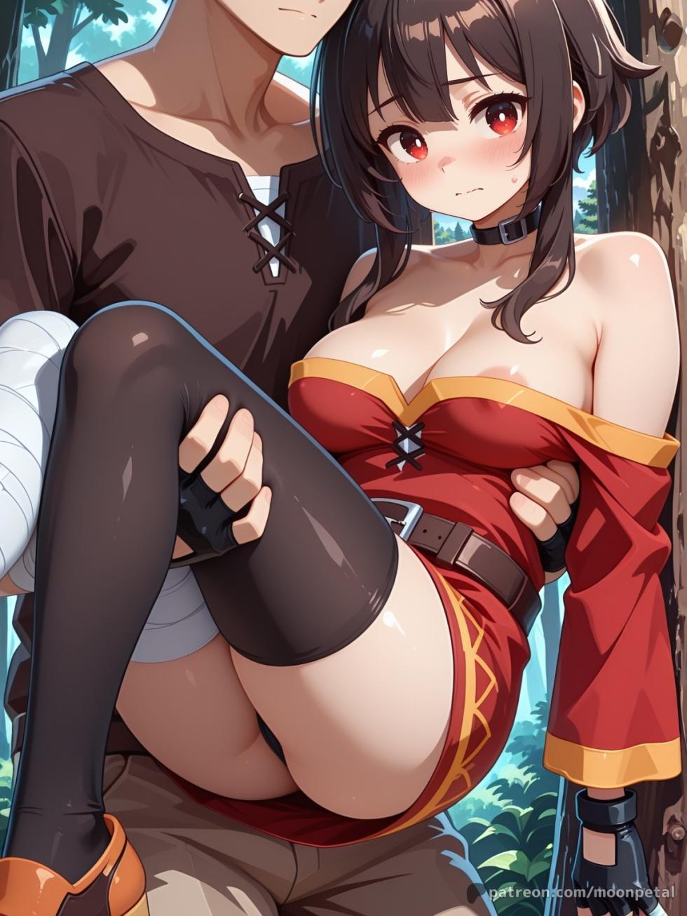 [Moon Petal] Wanna make a bet? ch. 11 - Megumin [English] [Uncensored] [Patreon] [AI Generated] - Page 8