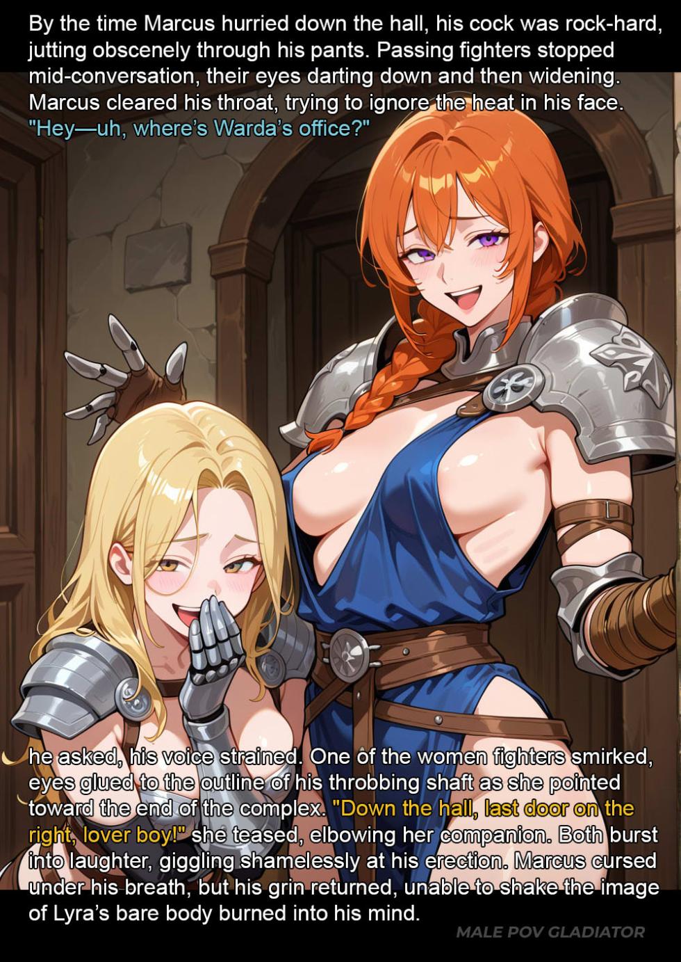 Male POV Gladiator Ch. 6 [English] [Ongoing] [AI Generated] - Page 21