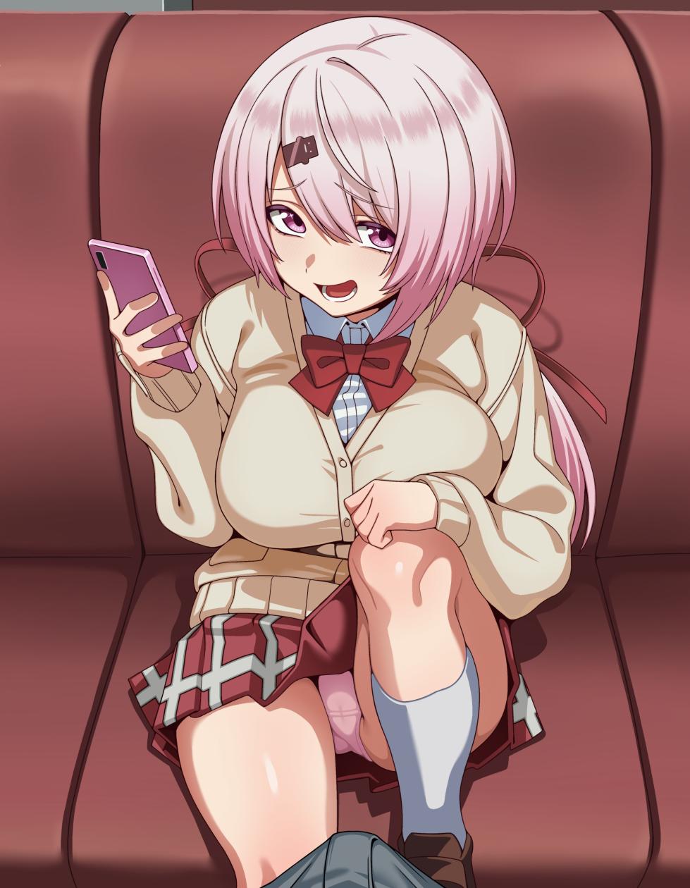 [Hiyoko no Meisanchi/ひよこの名産地] 【Shiina Yuika Train Erection Exposure Detection - Dialogue-Included CG Collection】28 Images (14 Variants + 14 Without Text) - Page 17