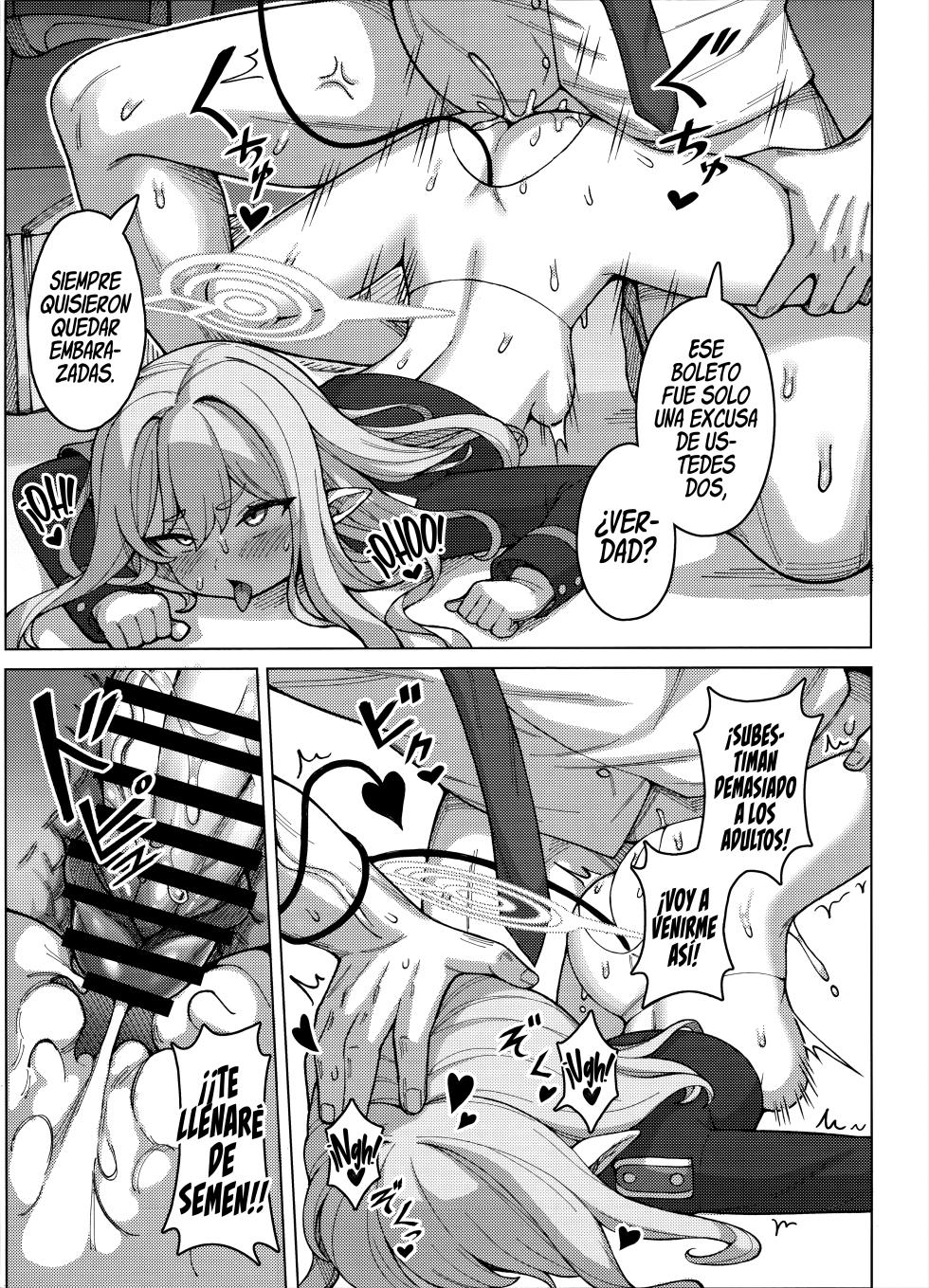 (C106) [Usagi-ya (Togami)] Highlander Tetsudou Gakuen Haramase Senyou Tokkyuu (Blue Archive) [Spanish] [Rakuen Translations] - Page 8