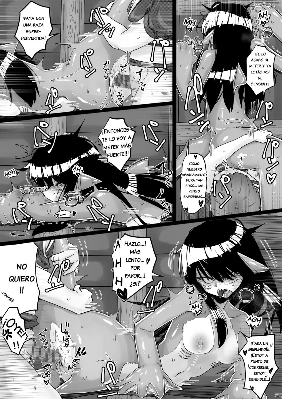 [Tyomoranma] Same Musume to Eroi Koto Suru | Haciendo cosas eroticas con una chica tiburon [Spanish] - Page 17