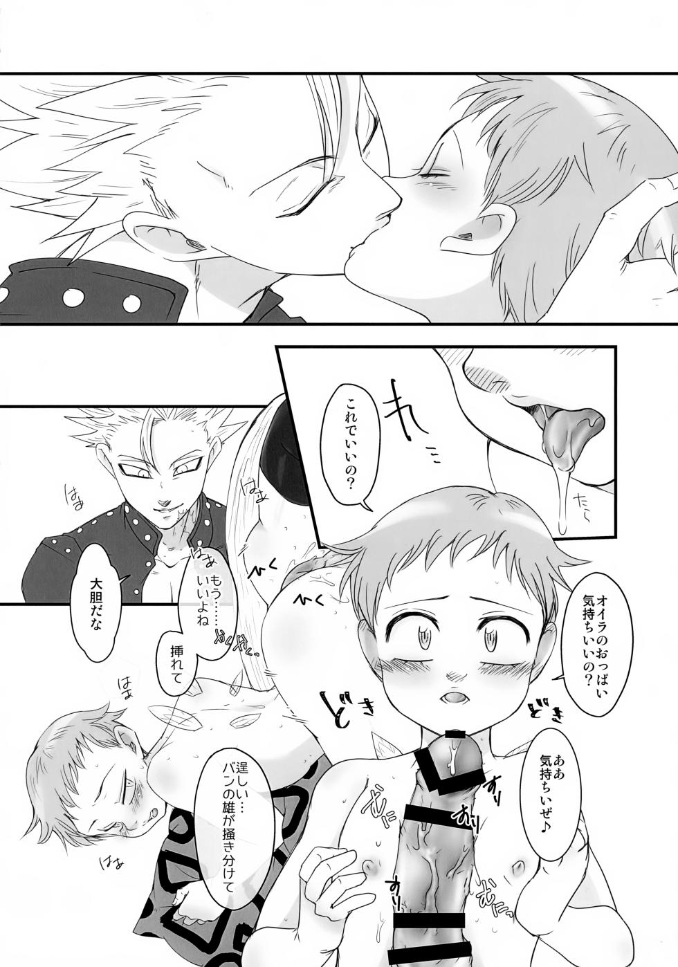 (ShotaFes 4) [MoonBABYLON (Osanai Nozomi)] Kare no Iru Tadarareta Hibi (Nanatsu no Taizai) - Page 15
