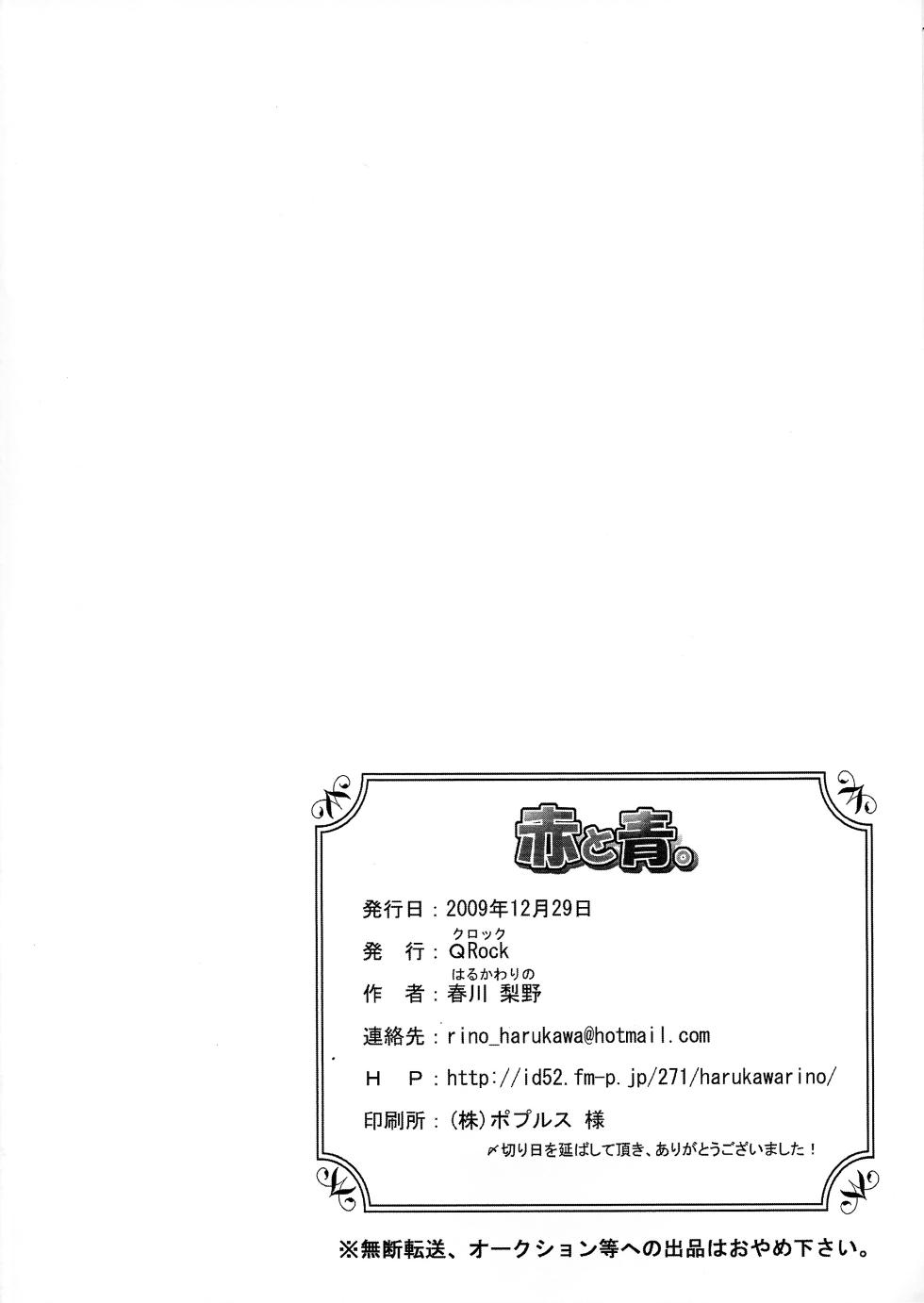 [QRock (Harukawa Nashino)] Aka to ao. (Mega Man) - Page 17