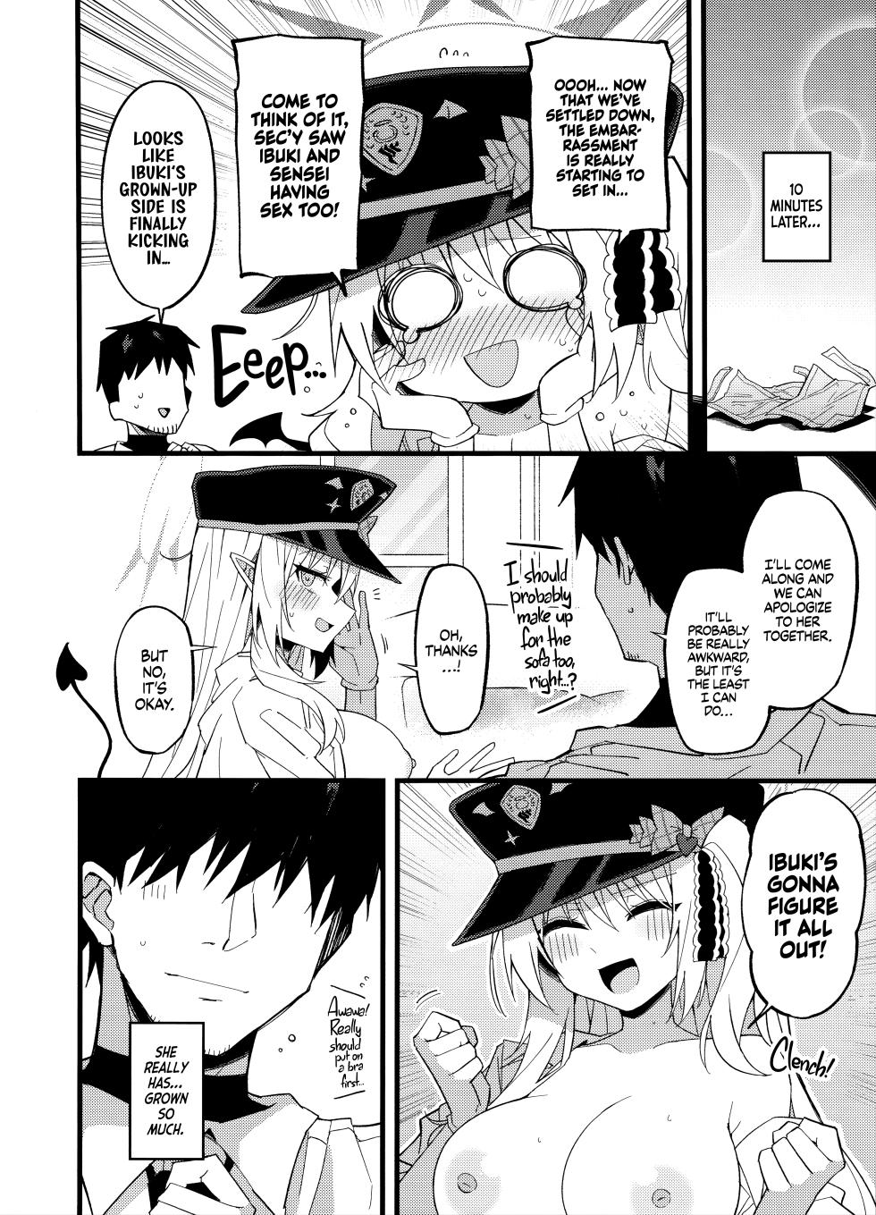 (C106) [MiracleBurn (Himiya Zyo-zu)] Ibuki, Ii-ppai Mattan da yo...♡ | Ibuki’s Waited for Sooo Long...♡  (Blue Archive) [English] [Getter Senseis] - Page 22