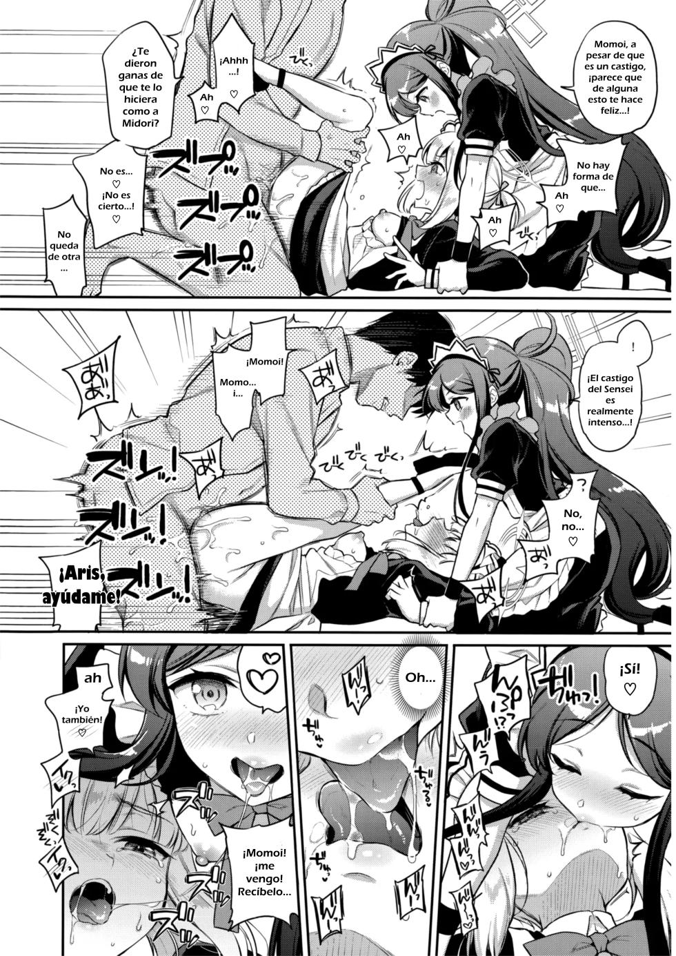[K+W (Sasachinn)] Sensei Kouryaku Game Maid Harem Hen | Estrategia para conquistar al sensei: El arco del harem de maids (Blue Archive) [Spanish] [quetz-kun] [2025-08-24] - Page 15