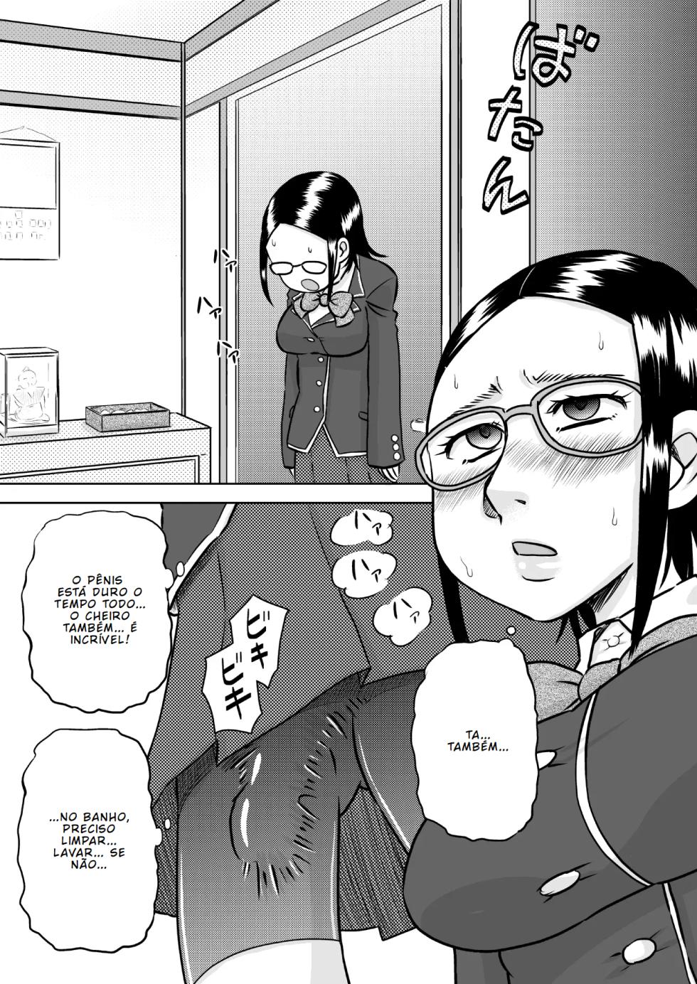 [Calpis Koubou (7ten Paoki)] Aru Hi Futanari ni Natta Shoujo ~Chinko Haetara Shasei Sezu ni wa Irarenai~ | Certo Dia me Tornei Futanari – Depois que Ganhei um Pau, Não Consigo Viver sem Gozar [Portuguese-BR] [BLACKSUB] - Page 10