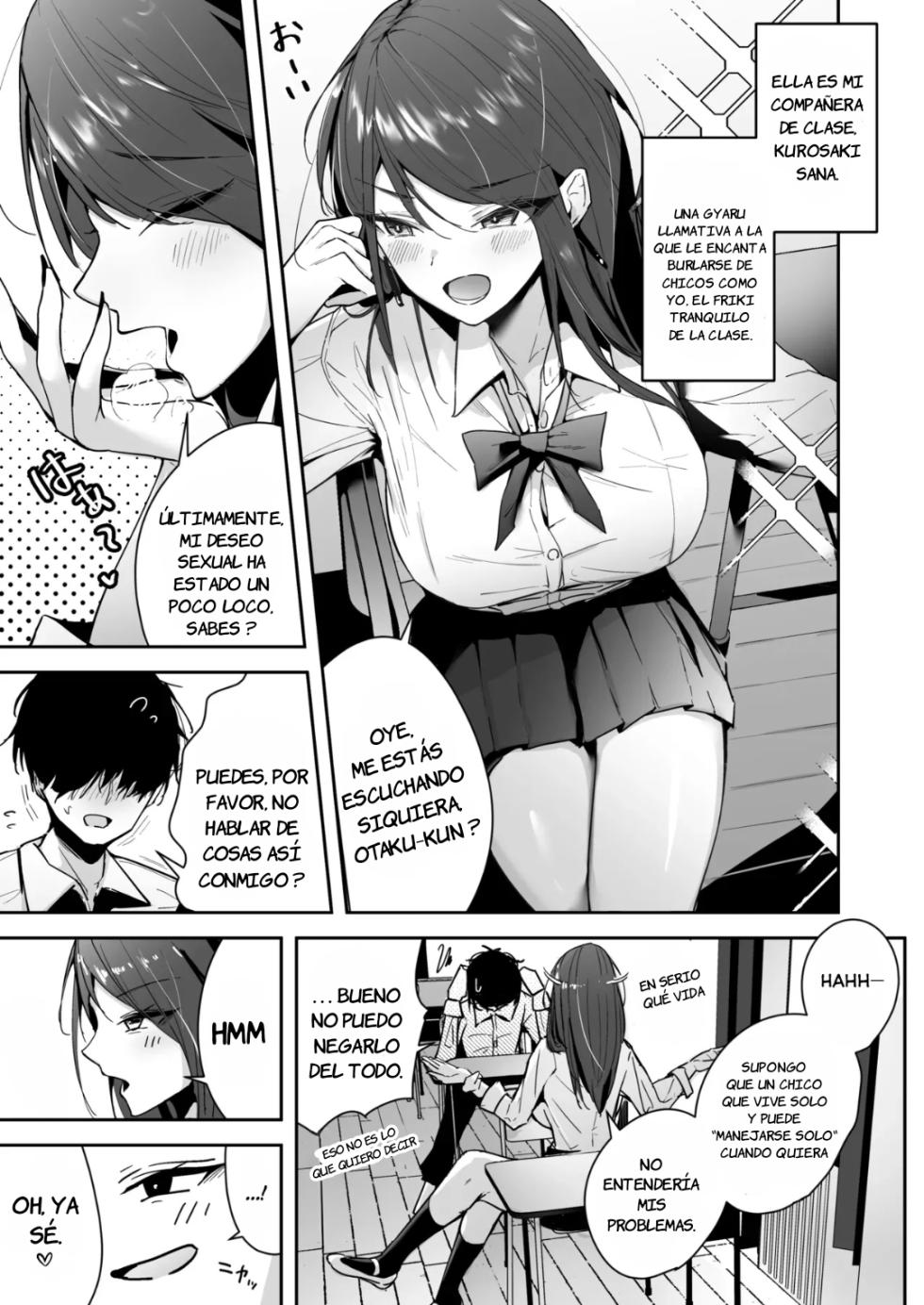 [Unitoshiki] Zako Manko SeFri no Kurosaki-san｜La Débil Vagina Mi Amiga Sexual, Kurosaki-san [Spanish] [JFairy Traslate] [Digital] - Page 2