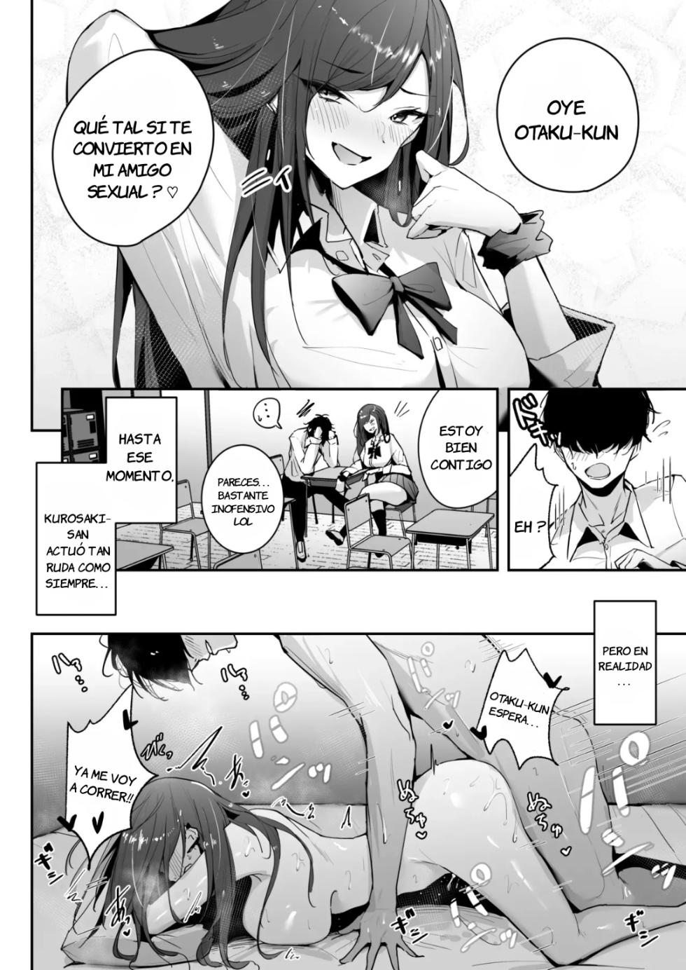 [Unitoshiki] Zako Manko SeFri no Kurosaki-san｜La Débil Vagina Mi Amiga Sexual, Kurosaki-san [Spanish] [JFairy Traslate] [Digital] - Page 3