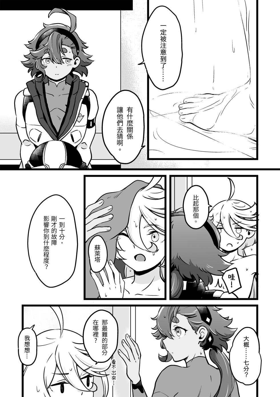 [西宿舍洗衣間 (Tonton)] 很明顯吧(機動戦士ガンダム 水星の魔女) [中国語] [DL版] - Page 4