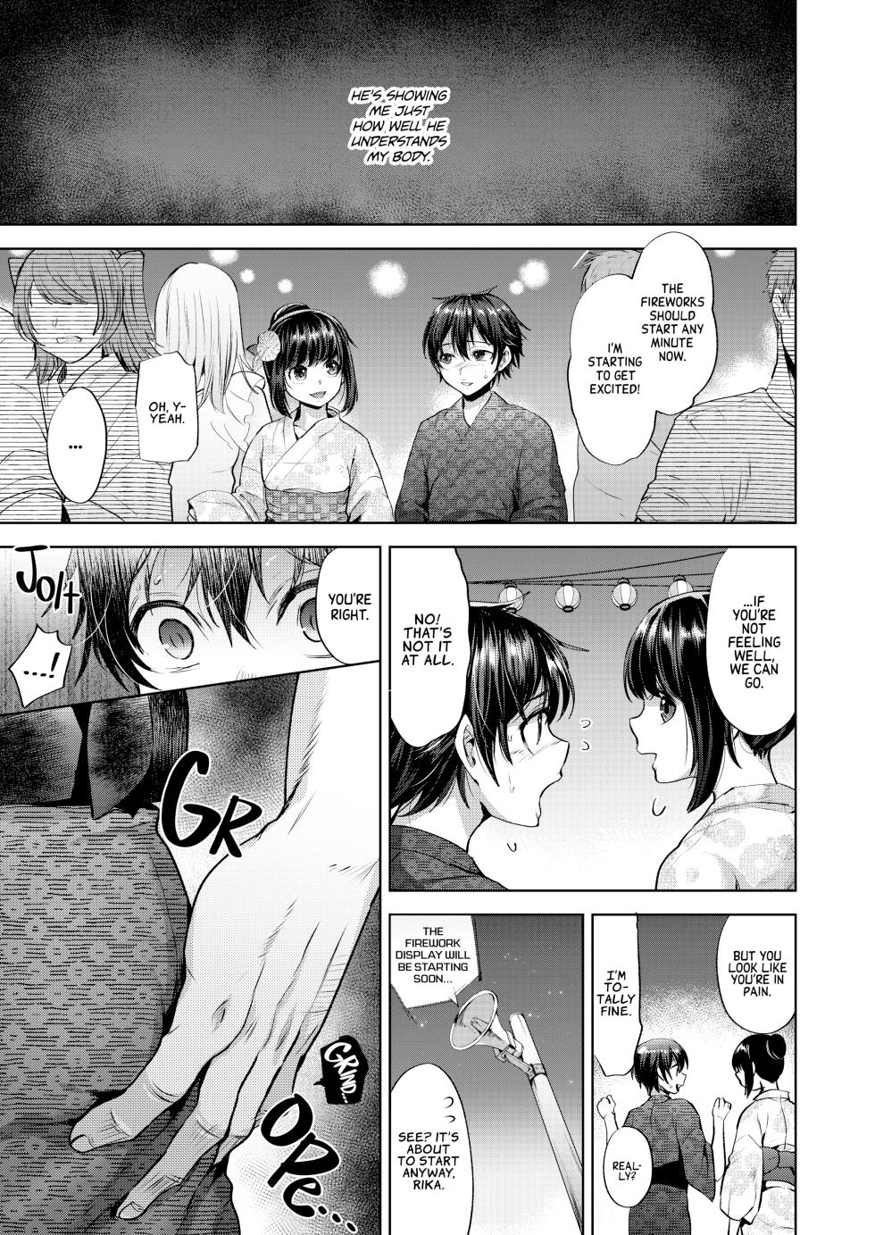 [Seki Sabato (Tsukuru)] Hanabi no Yoru no Himitsu | The Fireworks Festivals Secret [English] - Page 14