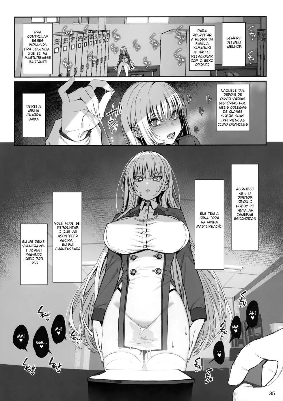 (C106) [Ranshi to Kimi to. (santa)] Taisetsu ni Ningen Toshite Sodate te Itadaita no ni Onaho de Gomennasai [Portuguese-BR] - Page 36