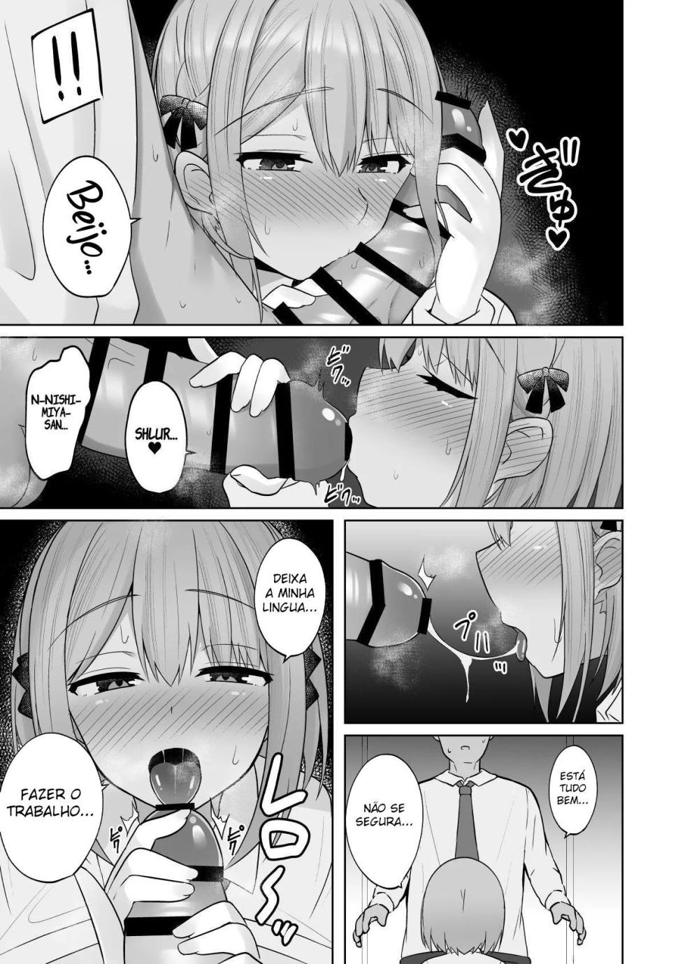 [Shinamon Tou] Kyonyuu Mesu Onaho no Shitsukekata ~Do Hentai de Do M na Kanojo~ [Portuguese-BR] - Page 11