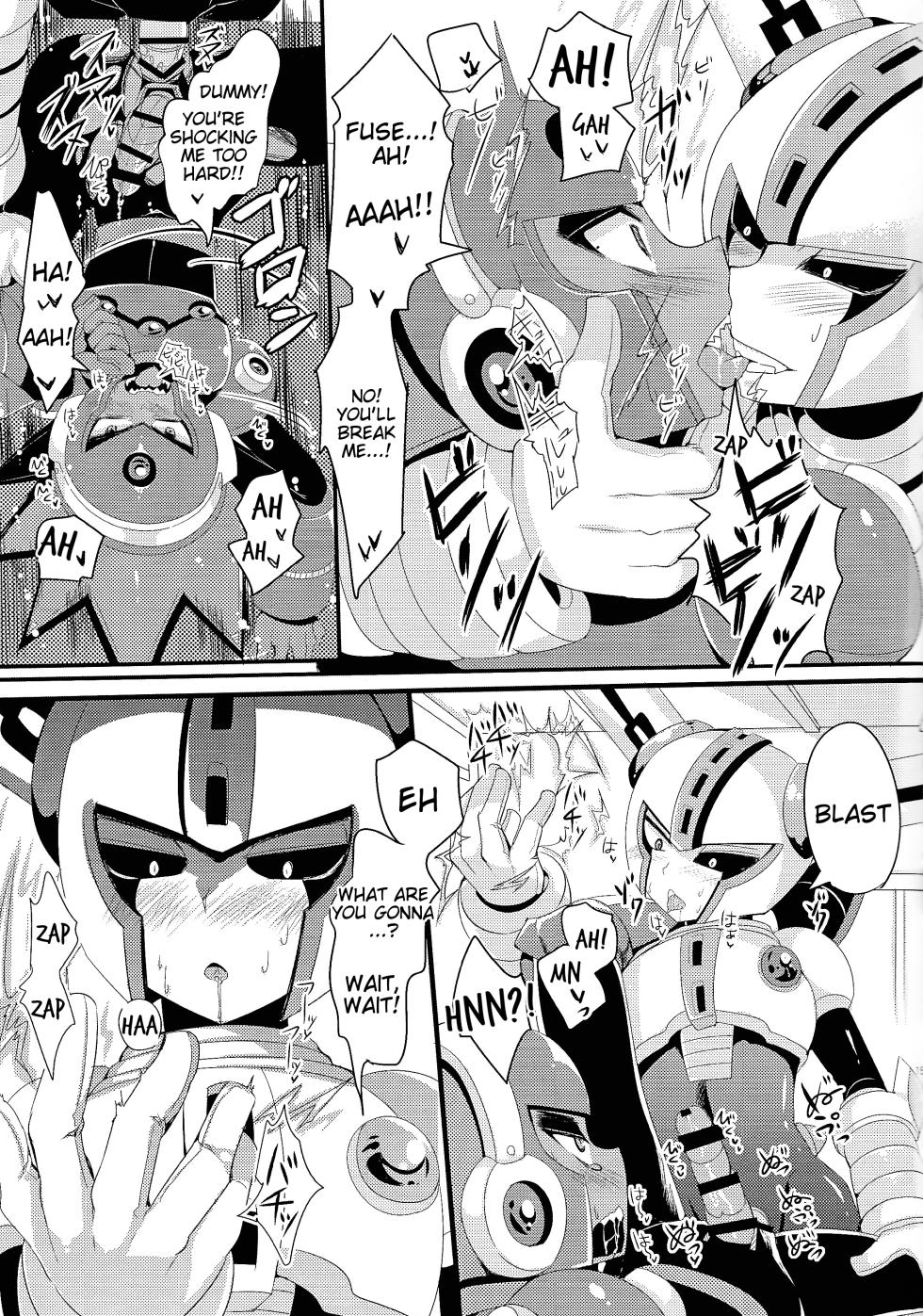 [B-G, PUSH (Aoinu, Kurari ssa)] Ra bura bu hiyuburakunga mitai hon! (Mega Man 11) [English] [Tigoris Translates] - Page 14