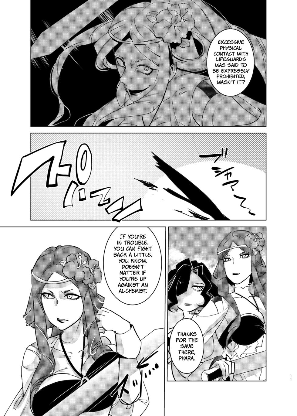[Ikka Risan (Shibako)] Autoscorer ga Mizube de Sukebe na Me ni Au | The Autoscorers End Up In A Seaside Sex Fest (Senki Zesshou Symphogear) [English] [The People With No Name] [Digital] - Page 10