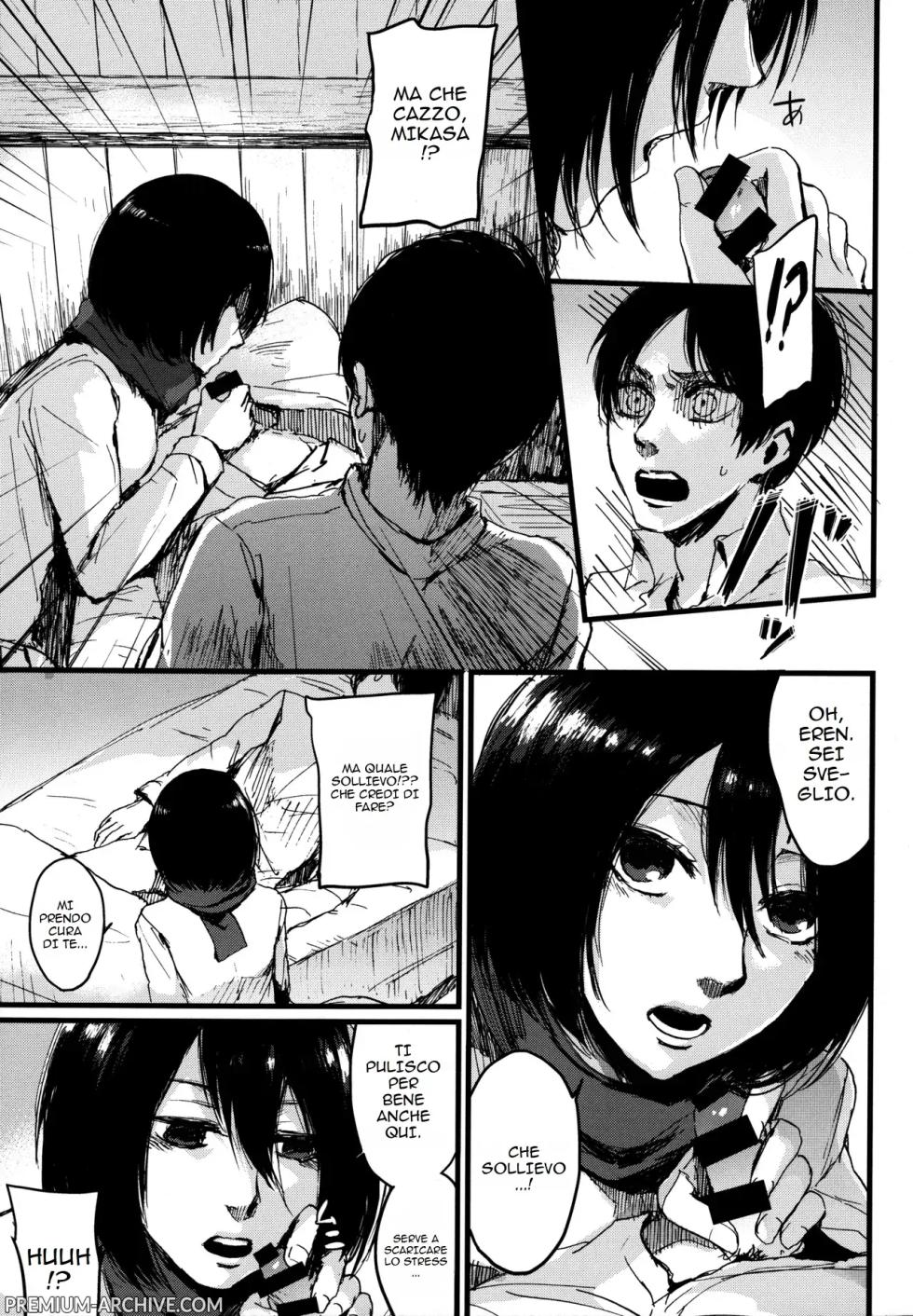 (C92) [plantain (Nichii)] ASSAULT ON YAMAGOYA harlem | Attacco al Rifugio (Shingeki no Kyojin) [Italian] - Page 4