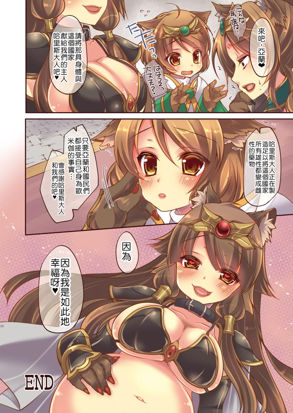 [TSF no F (Yotsuba Chika)] Ochiru Ouji - α to ω - [Chinese] - Page 32