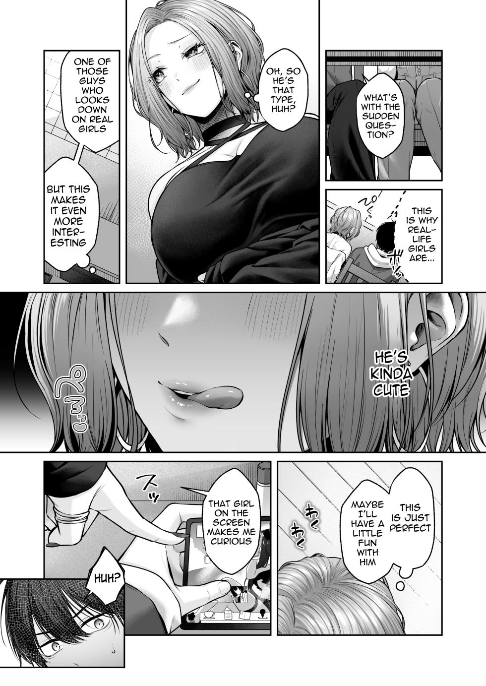 [YZ+ (Yuzuto Sen)] Nijigen Otaku-kun wa Gal Oppai de Kan Ochi Shasei | Otaku-kun is utterly defeated and cum hard thanks to the gyaru's boobs [Digital] [English] [meganekun_tl] - Page 6