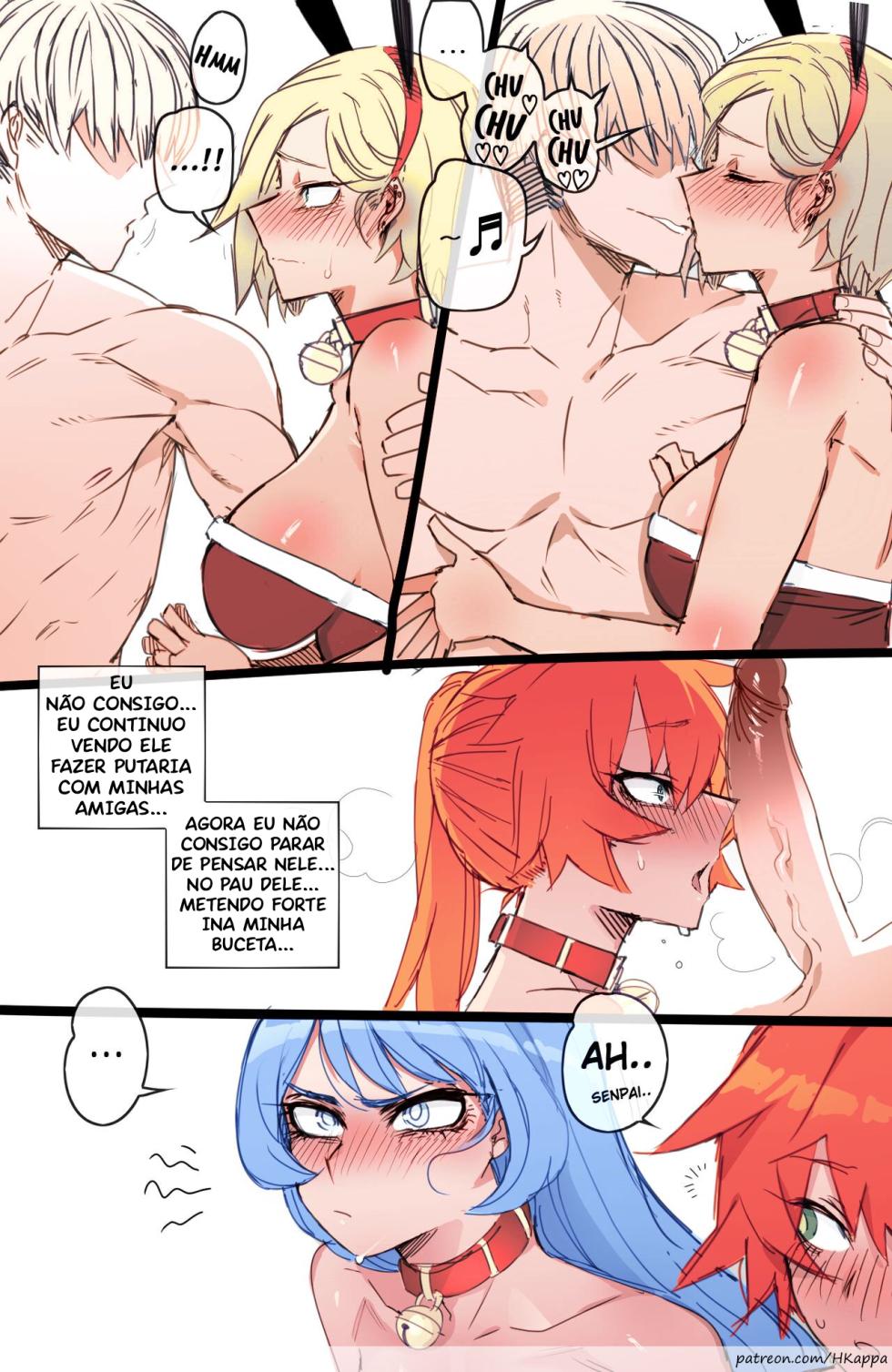 [ratatatat74] MY HERO Christmas HAREM (My Hero Academia) [portuguese] - Page 22