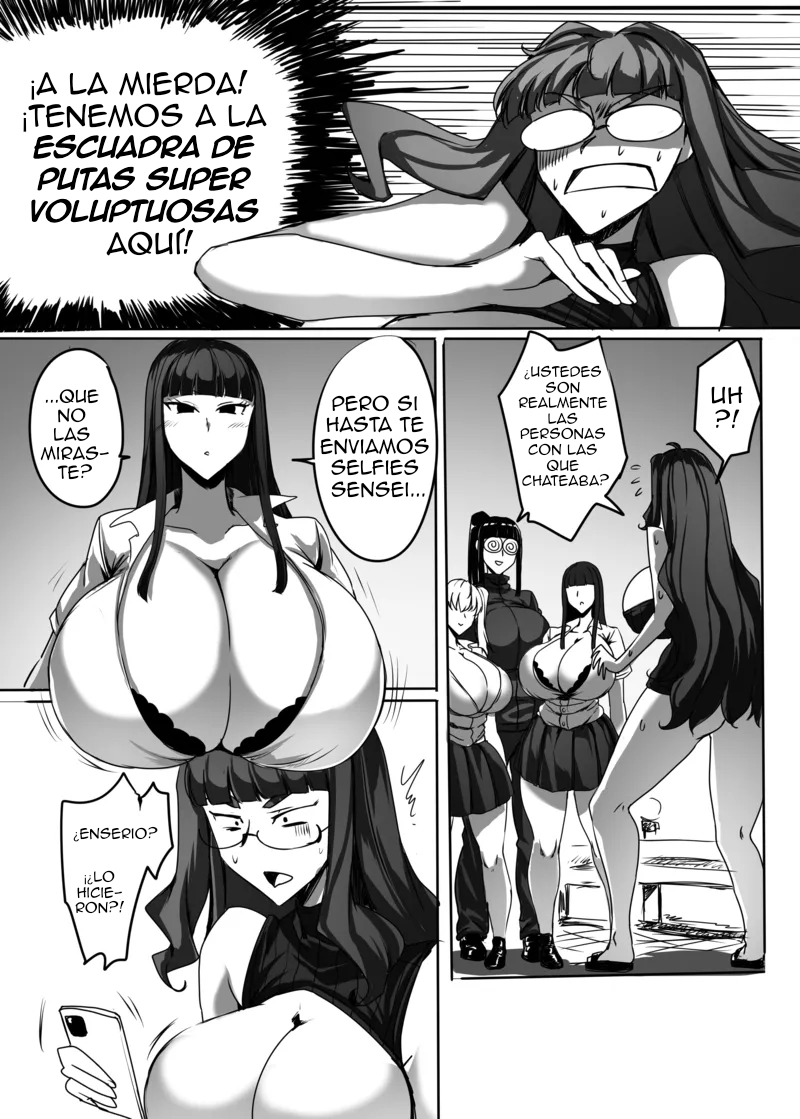 [Joibo no Juunin (Sakusyaaya)] Futanari Chinpo de Offpako Shitemikka | Wanna Fuck Futanari Cock IRL? [Spanish] [Digital] - Page 6