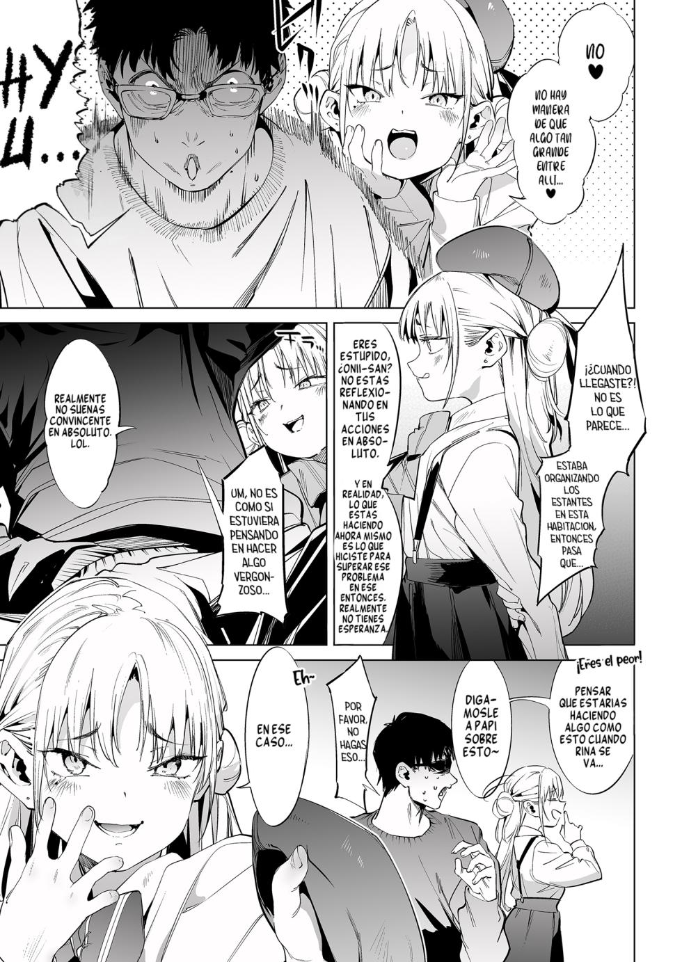 [Mochi-ya (Karoti)] Mesugaki Rina-chan VOL. 2｜Pequeña Puta Rina-chan VOL.2 [Spanish] [Flat is Justice!] [Decensored] [Digital] - Page 12