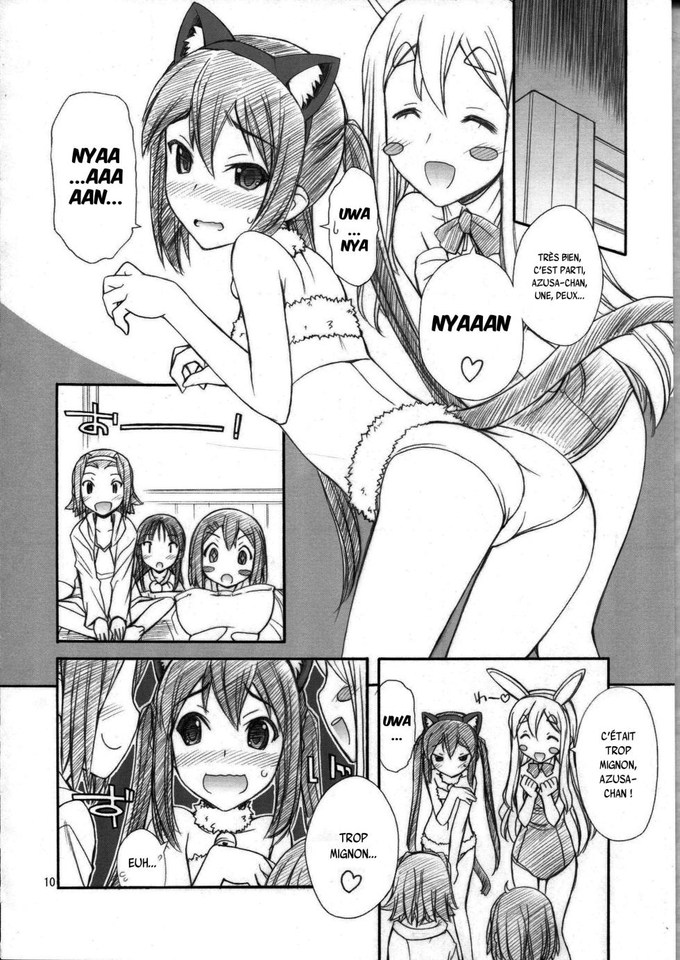 (C81) [MANITOU (Nakajima Rei)] Azunyan wa Okazu (K-ON!) [French] {SAXtrad} - Page 11