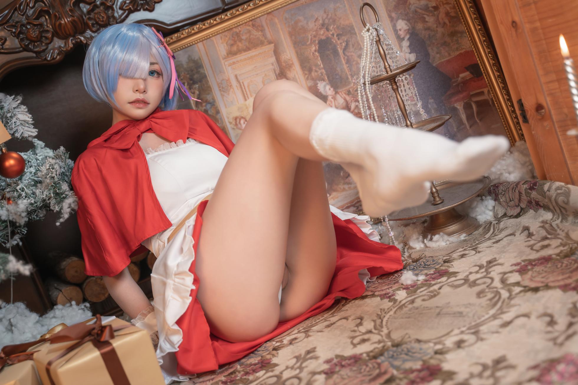 Nekokoyoshi (爆机少女喵小吉) cosplay Rem - ReZero 2 - Page 15