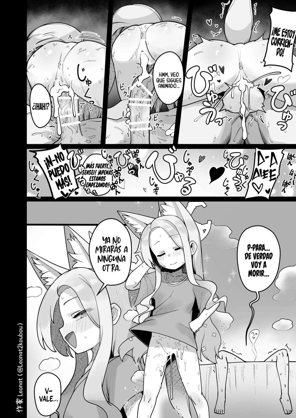 [Leonat] Seia to Sensei ga Zenryoku de Kozukuri suru Kyuujitsu | Seia y Sensei, un día libre dedicado a procrear (Blue Archive) [Spanish] - Page 21