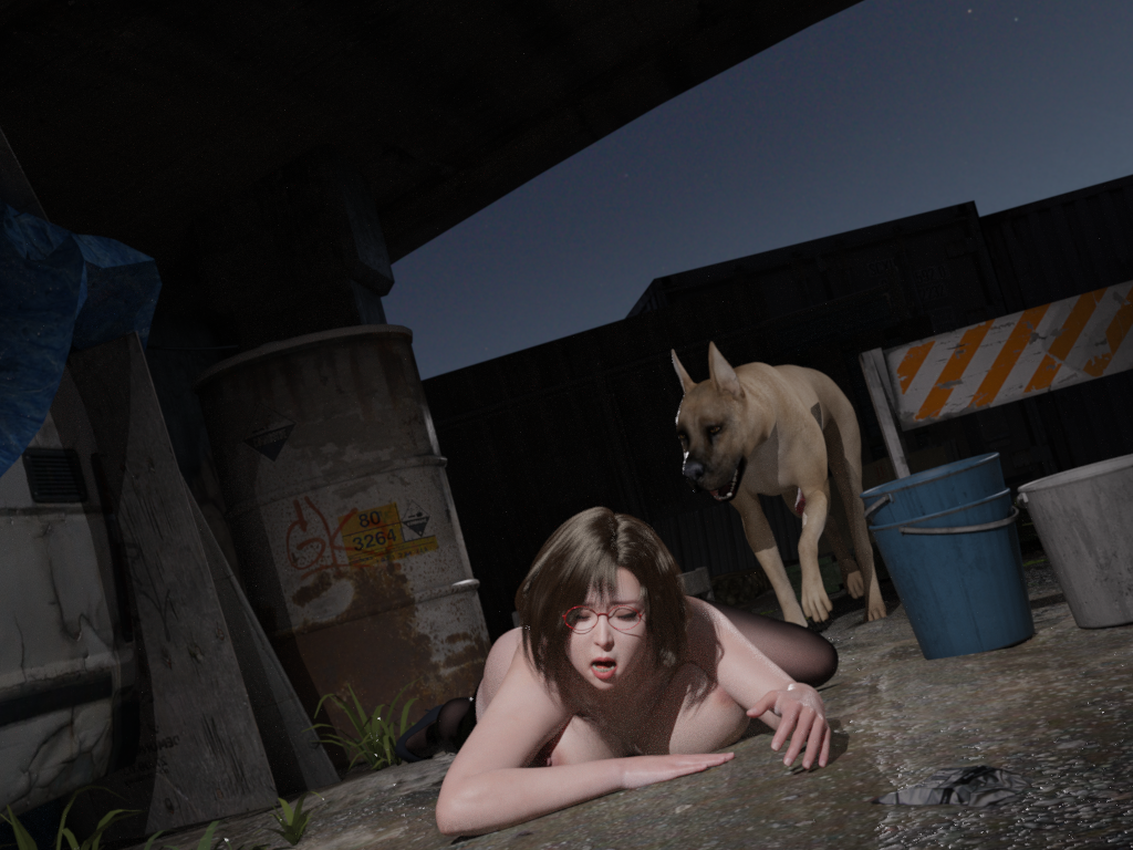 [夏不夏亚] 欲求不满人妻李梦珍 深夜露出 - 狗子篇 - Page 24