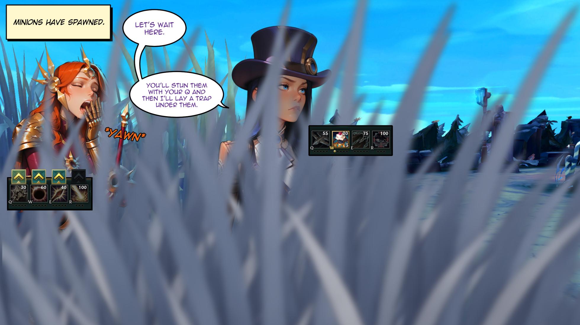 Leona & Caitlyn - A League of Legends comic (AI generated) - Page 5