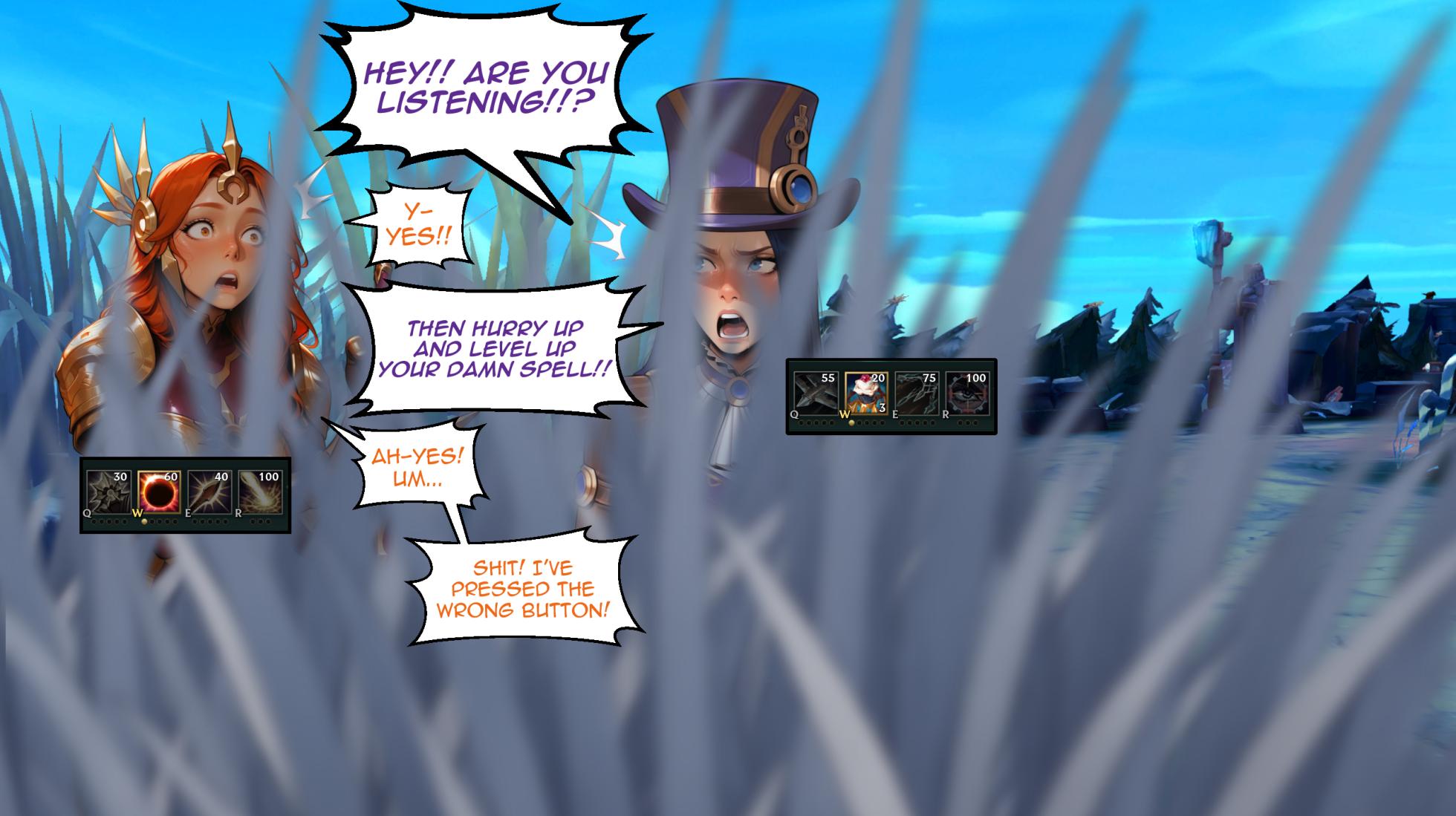 Leona & Caitlyn - A League of Legends comic (AI generated) - Page 6
