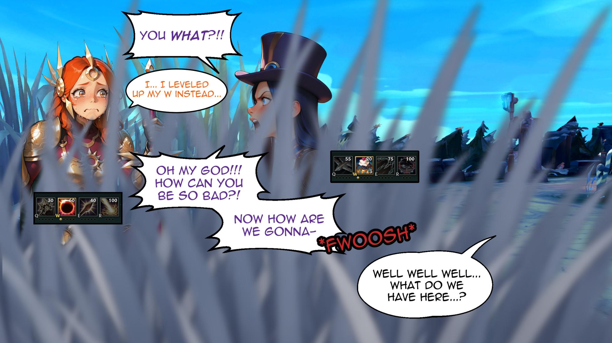 Leona & Caitlyn - A League of Legends comic (AI generated) - Page 7