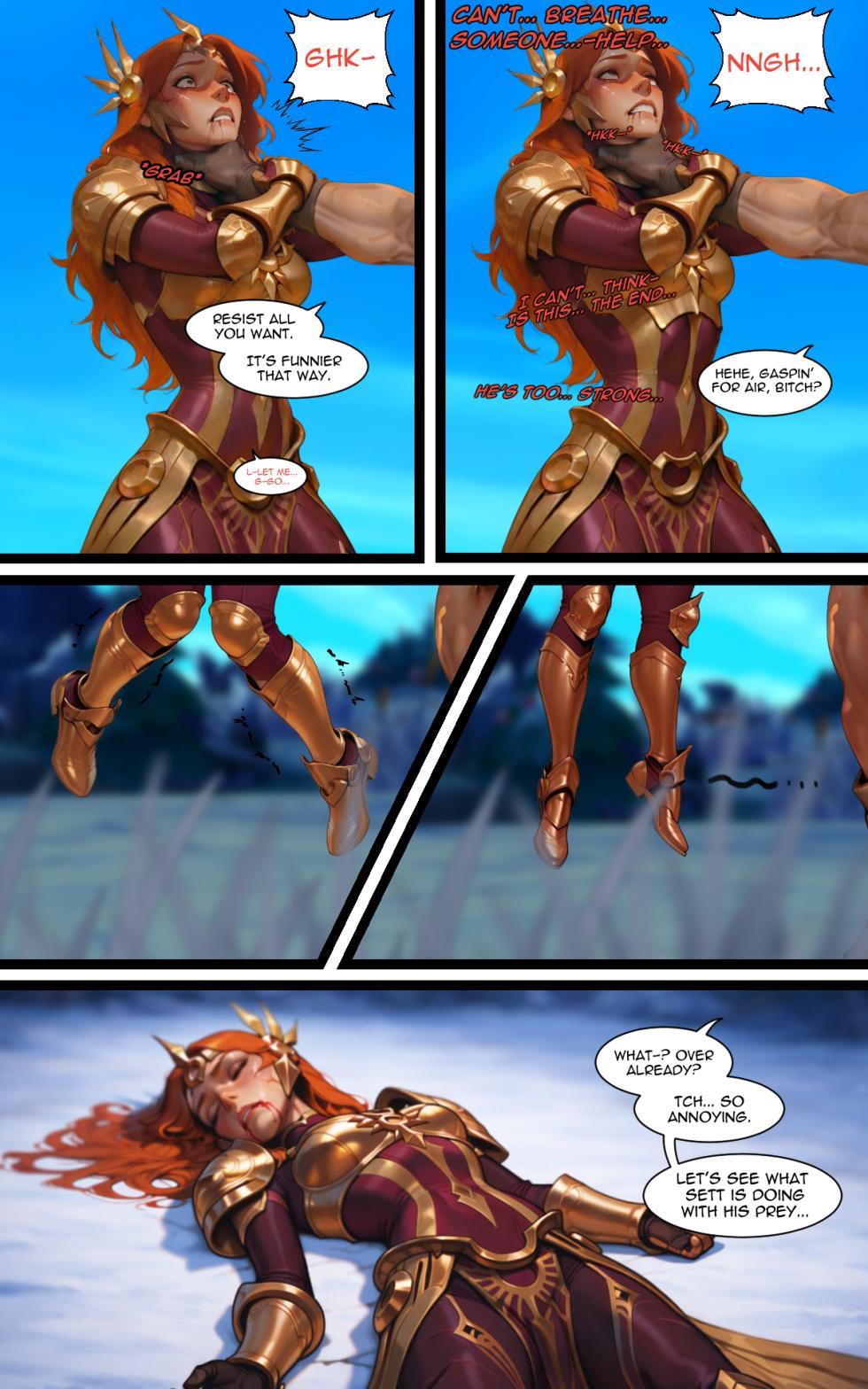 Leona & Caitlyn - A League of Legends comic (AI generated) - Page 10