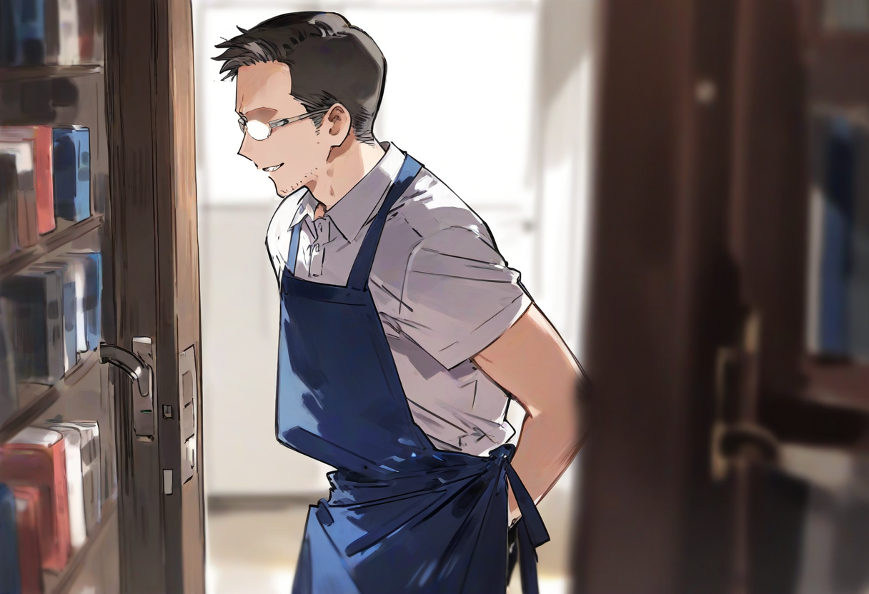 【cl-_-lo】【AI Generated】 本屋に来た真面目な女子大生を媚薬をたっぷり塗ったチ○ポで即ハメ - Page 33