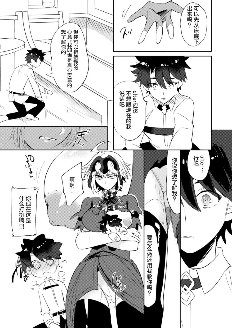 [Pero (Daga Shikashi)] Alter-chan Nakayoku Naritai!! Second (Fate/Grand Order) [Chinese] [Digital] - Page 11