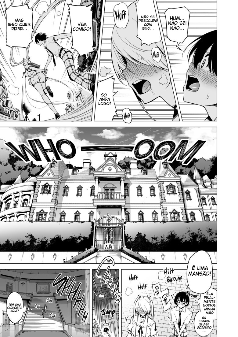 [Akatsuki Myuuto] Boku ni Shika Furenai Succubus Sanshimai ni Shiborareru Hanashi 1 Portuguese-BR] [Digital] - Page 26