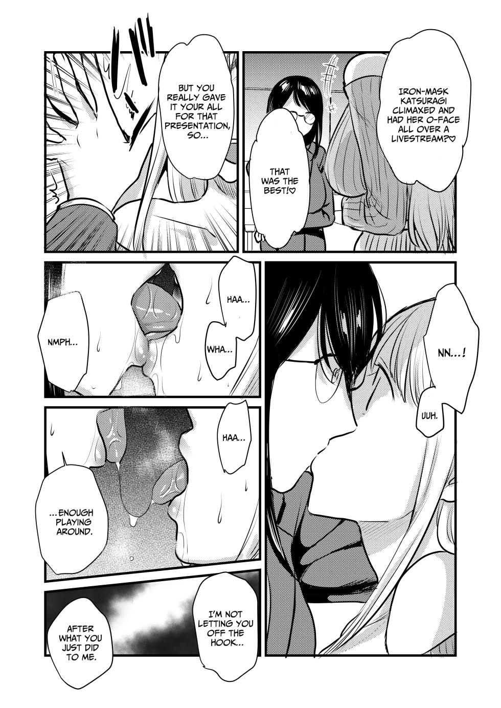 [GENJU MINZOKU (Sato) ] Shanai no Himegoto ~Stress Kaishou ni Kaisha no Toilet de Onani shite itara, Kouhai ni Kikarete shimatte ita Hanashi~ | Workplace Rendezvous ~Caught Masturbating in the Company Restroom by My Subordinate~ [English] [IXIA WORKS] - Page 27