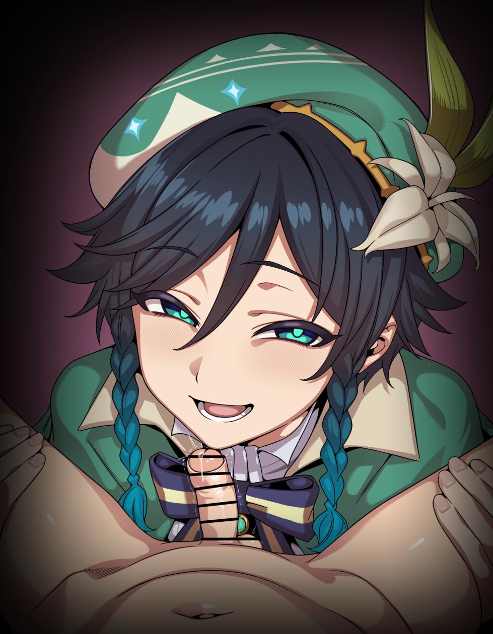 [ひよこの名産地] 原神 ウェンティ フェラ 短小煽り 台詞付きCG集 (原神) - Page 16