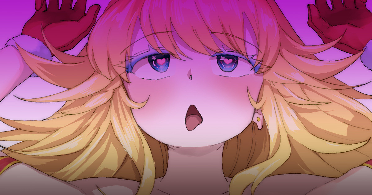 [十色がをん] エロgkに自分をプレゼントする羽目になった金髪巨乳サンタさん - Page 1