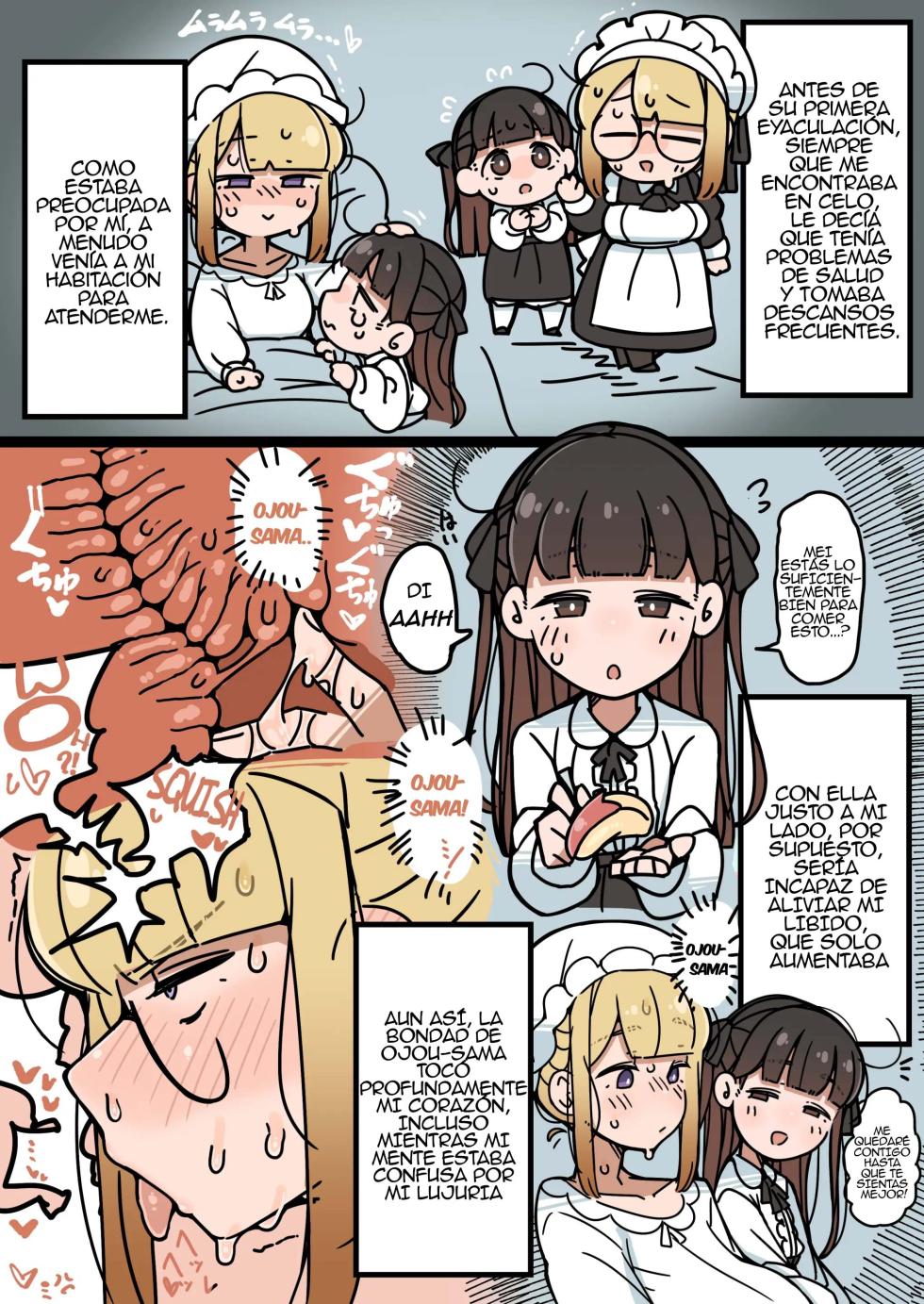 [Erogaki no Natsuyasumi (syoya)] Junsui Junboku Futanari Ojou-sama Seitsuu｜La Señorita Futanari Pura e Inocente {Spanish} {EbisuTraslade - ACATLLL} - Page 20