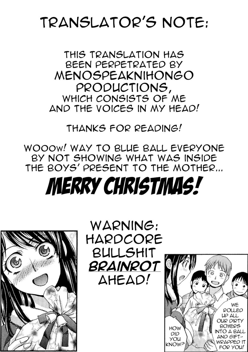 [Itaba Hiroshi] Mama To Kurisumasu | Merry Christmas With Mom (Kyonyuu Akugi) [English] [menospeaknihongo] - Page 21