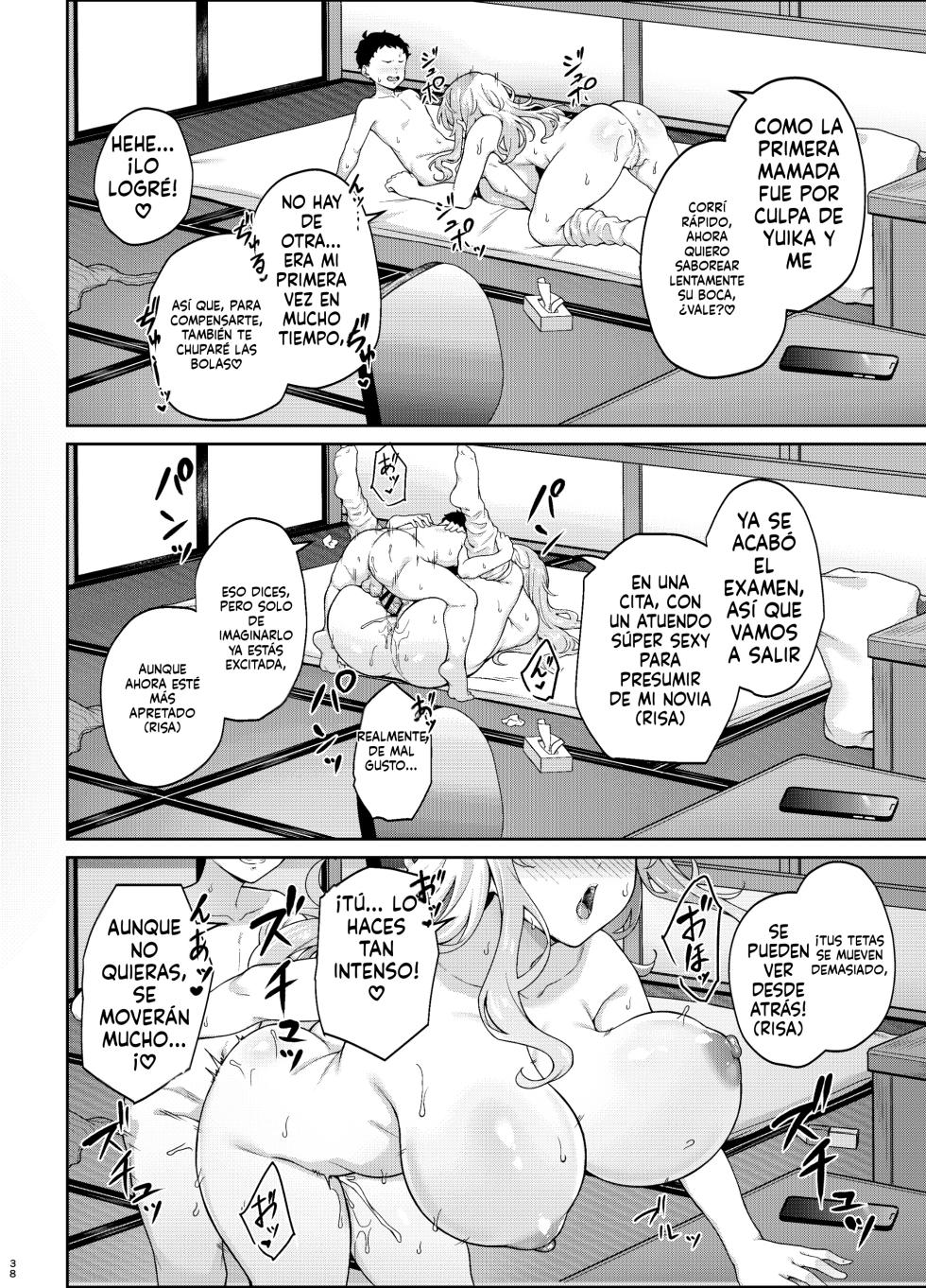 [3104tyome (3104)] Murasaki no Shoumei ~Kuroi Muchuu~ [Spanish] [Digital] - Page 37