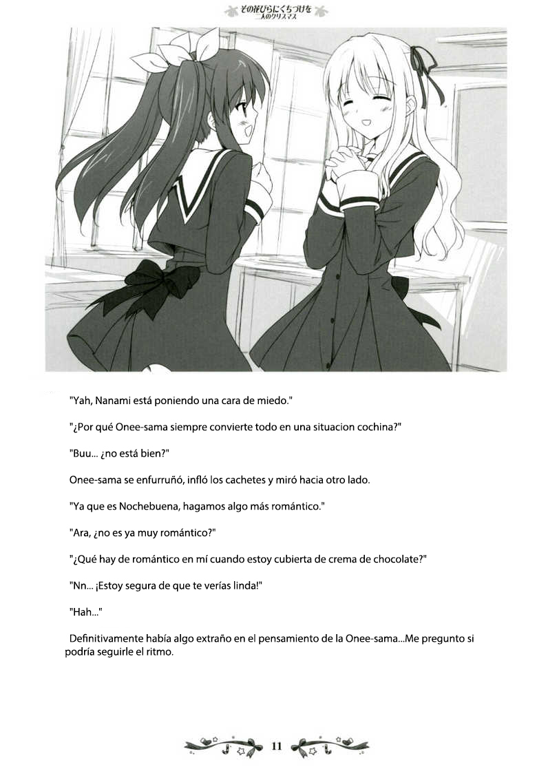 [Fuguriya, Luminocity (Peko, Sano Shinichirou)] Sono Hanabira ni Kuchizuke wo ~Nuestra Navidad Juntas~ [Spanish] - Page 15