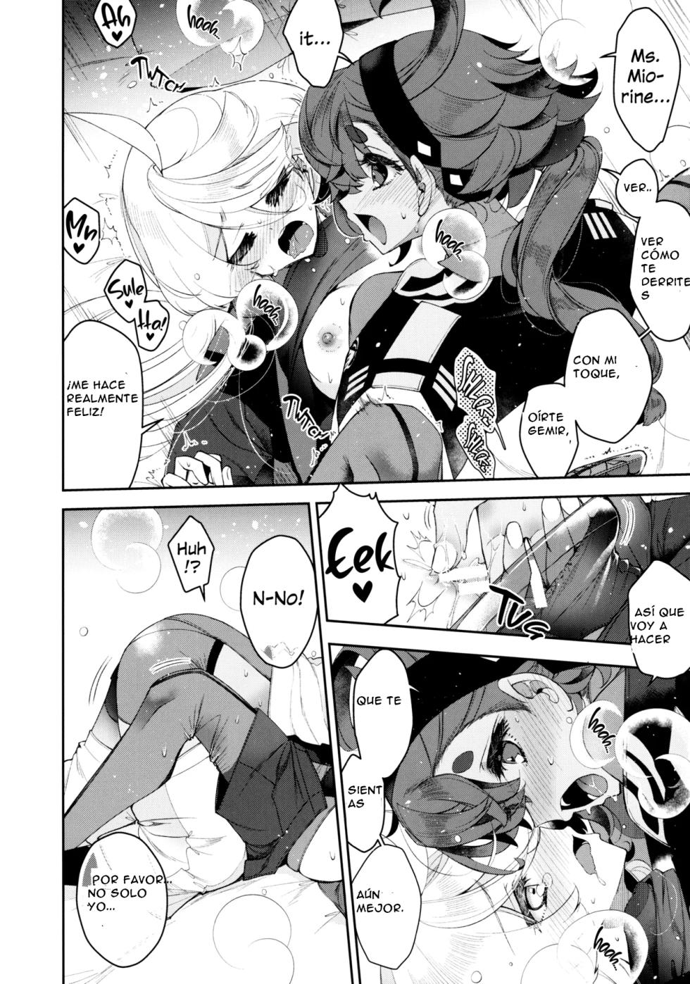 (Hoshi ni Negai o 2025) [Alkaloid (Izumiya Otoha)] Perfect Communication (Mobile Suit Gundam: The Witch from Mercury) [Spanish] [CristoferDeLosAndes] - Page 24